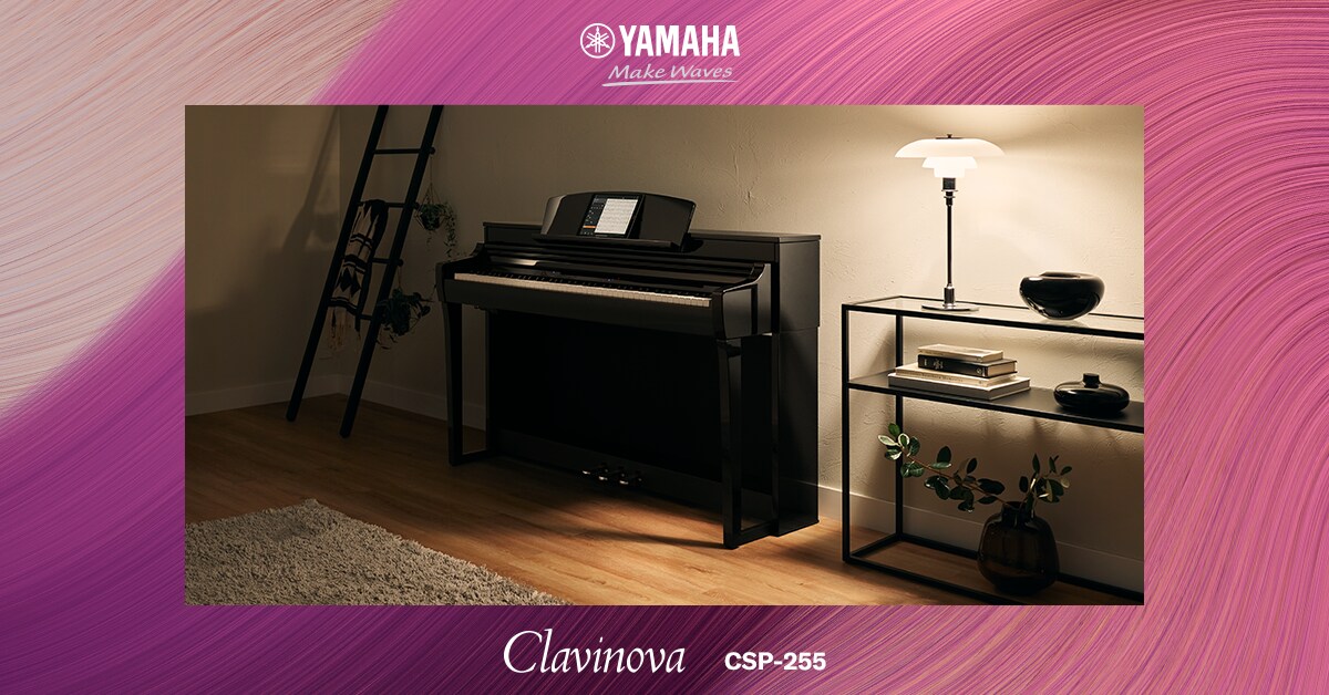 Yamaha CSP-255B in Matte Black