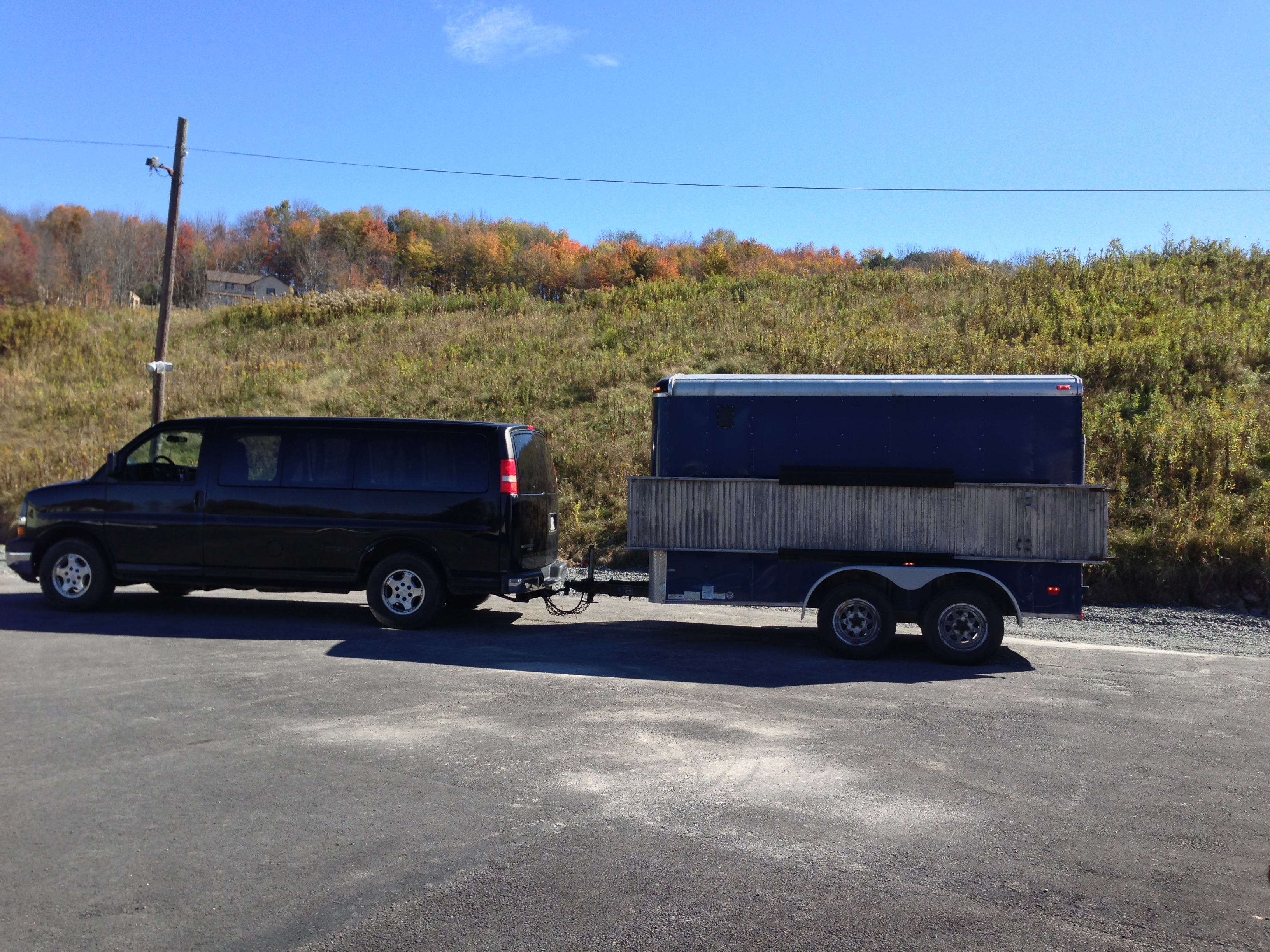 Long-distance piano moving trailer